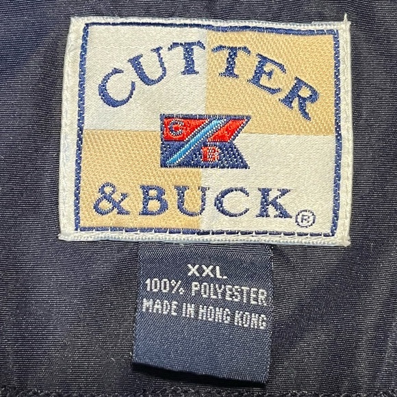 Navy Cutter & Buck Climaguard Pullover Quarter Zip Golf Windbreaker Jacket XXL - Picture 5 of 11